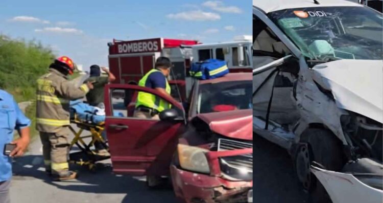 Fuerte choque en Nuevo Laredo