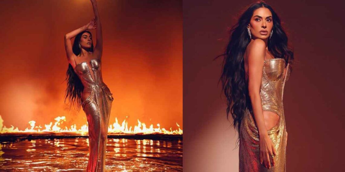 Galilea Montijo deslumbra con un icónico vestido dorado en la Gran Final de La Casa de los Famosos