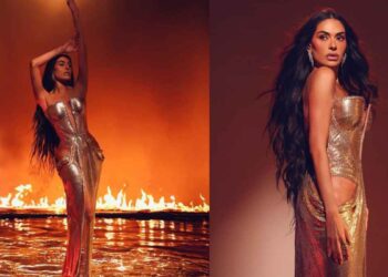 Galilea Montijo deslumbra con un icónico vestido dorado en la Gran Final de La Casa de los Famosos