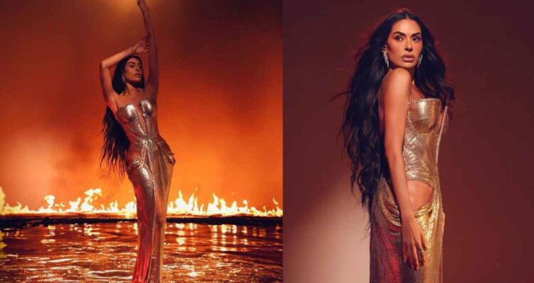Galilea Montijo deslumbra con un icónico vestido dorado en la Gran Final de La Casa de los Famosos