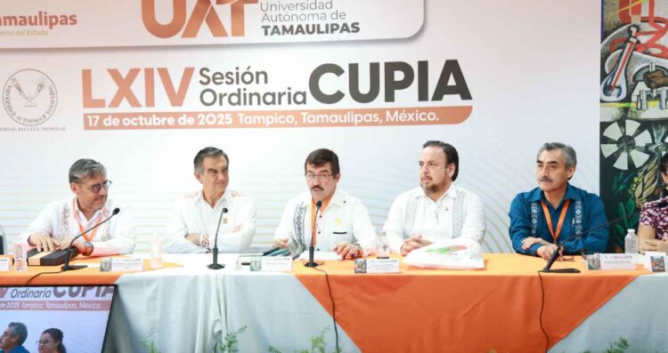 Gobernador preside en la UAT clausura de la sesión nacional de universidades públicas