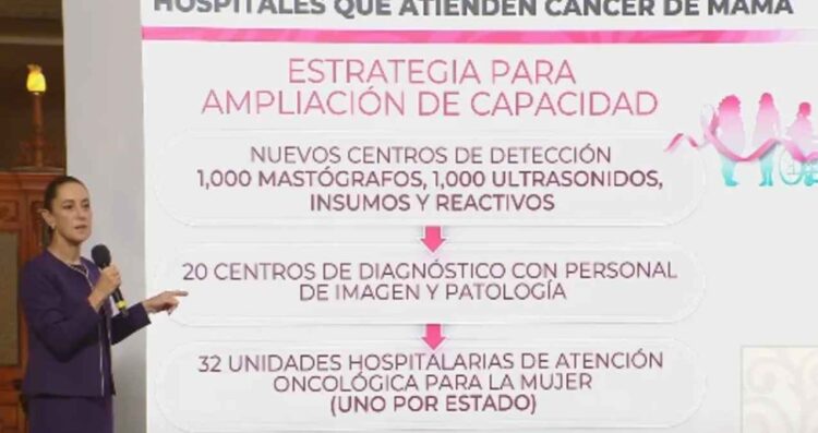 Gobierno Federal anuncia nuevo modelo nacional de atención universal para la detección temprana del cáncer de mama