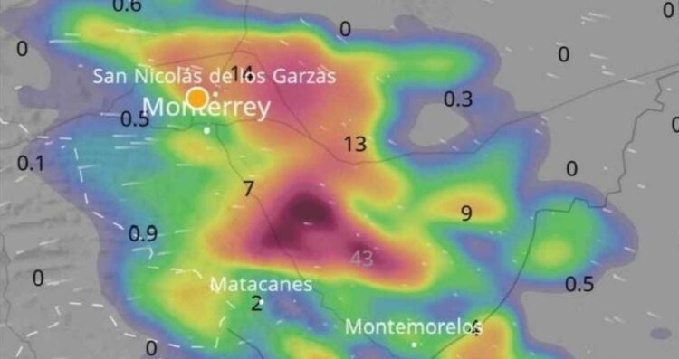 Nuevo León lluvias intensas