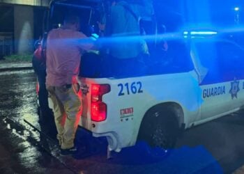 Guardia Estatal activa Plan Tamaulipas tras fuertes lluvias en Cd. Madero