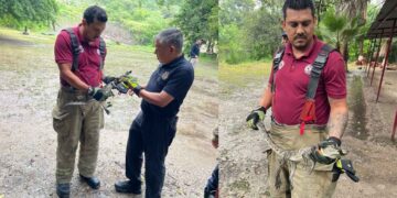 Hallan cocodrilo a un costado del río San Marcos en Ciudad Victoria, Tamaulipas