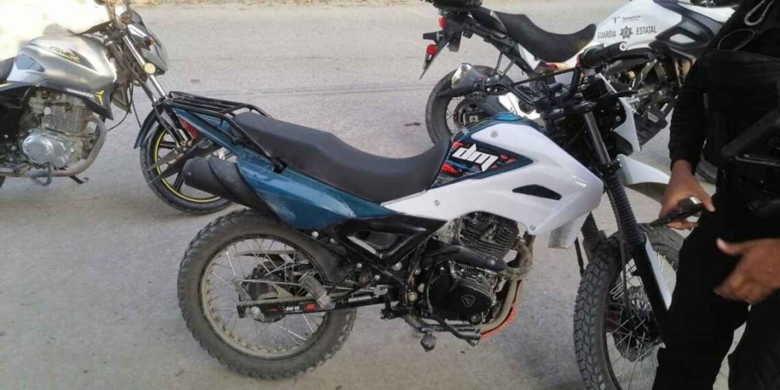 motociclista unidad robada El Mante