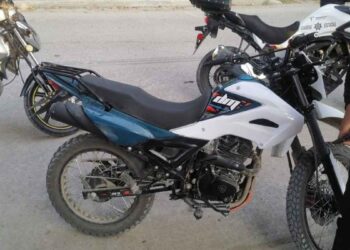 motociclista unidad robada El Mante