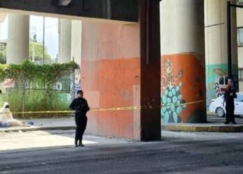 hombre estación Metro Monterrey