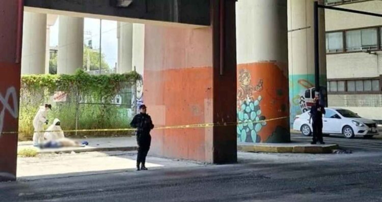 hombre estación Metro Monterrey