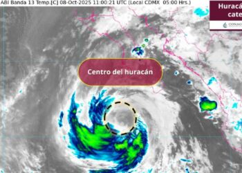 Huracán Priscilla baja a categoría 1: ¿Hacia dónde se desplaza?