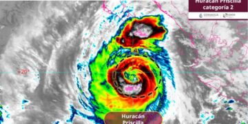 Huracán Priscilla sube a categoría 2: ¿Dónde se encuentra localizado actualmente?