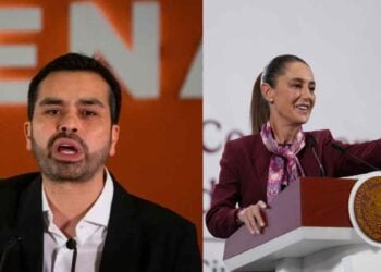 Jorge Álvarez Máynez responde a Sheinbaum y niega alianza de MC con el PRIAN