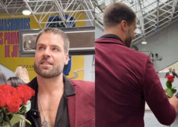 Jorge Losa sorprende en el Metro de CDMX al regalar rosas