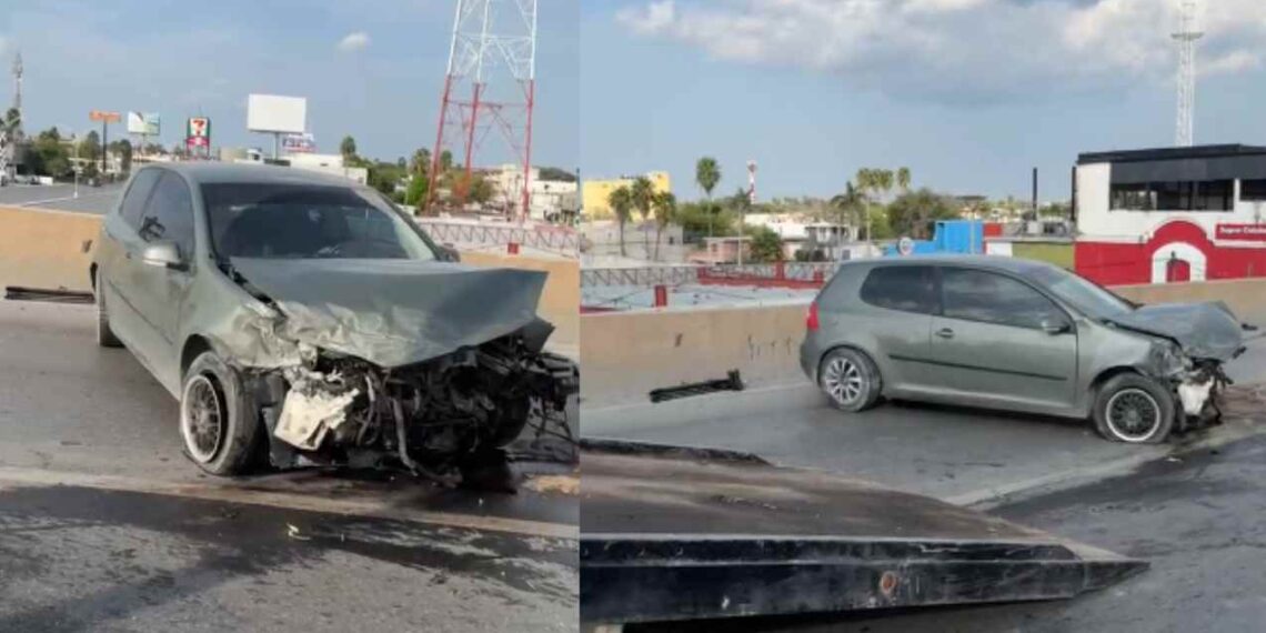 Jovencito fuerte accidente en Matamoros