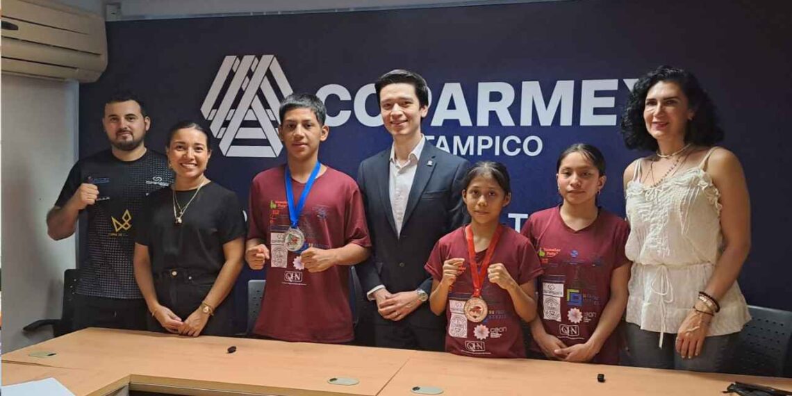 Jóvenes boxeadores de la Zona Sur de Tamaulipas brillan en el Festival Olímpico de Boxeo 2025