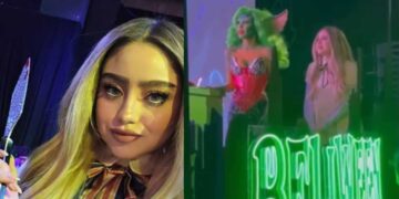 Karol Sevilla sorprende como M3GAN en la fiesta de Belinda