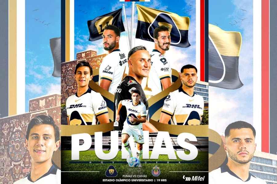 ¿A qué hora y dónde ver en vivo Pumas vs Chivas hoy?