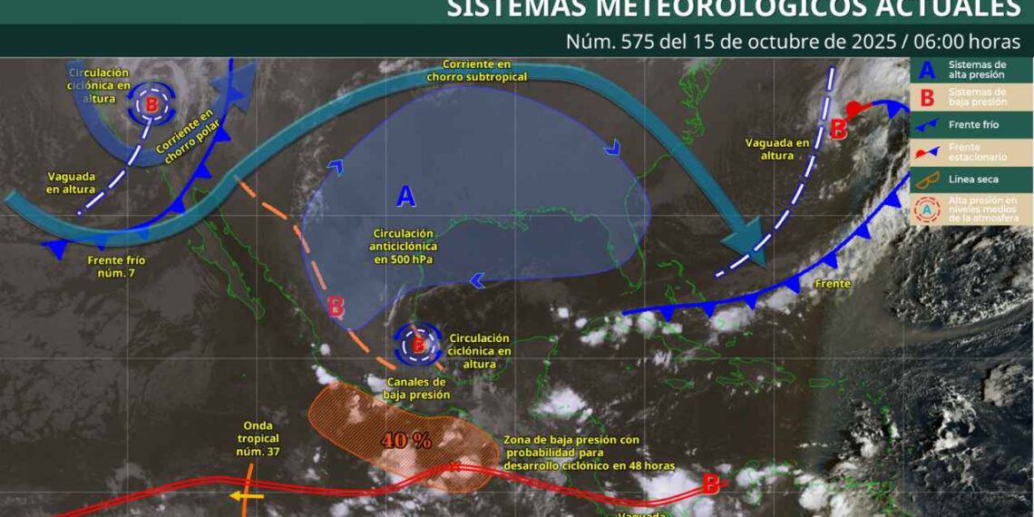 Lluvias, granizo y viento impactarán al país por efectos del frente frío 7: ¿Cuáles serán los estados más afectados?