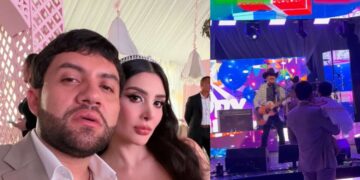 Luis R Conriquez celebra el bautizo de su bebé con una fiesta inolvidable
