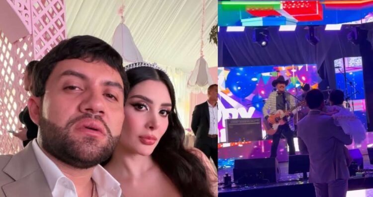 Luis R Conriquez celebra el bautizo de su bebé con una fiesta inolvidable