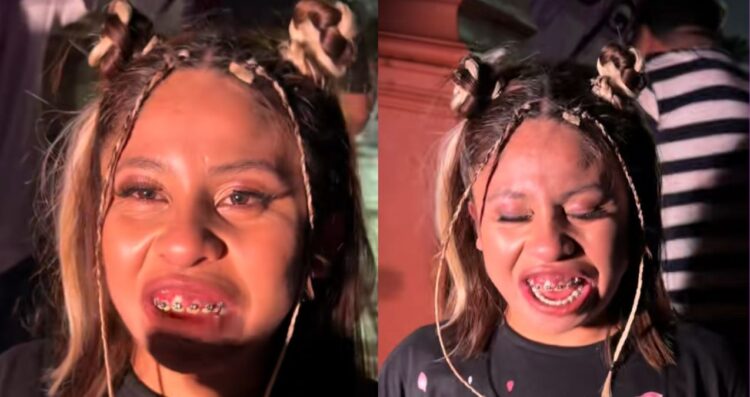 Lupita TikTok rompe en llanto tras susto