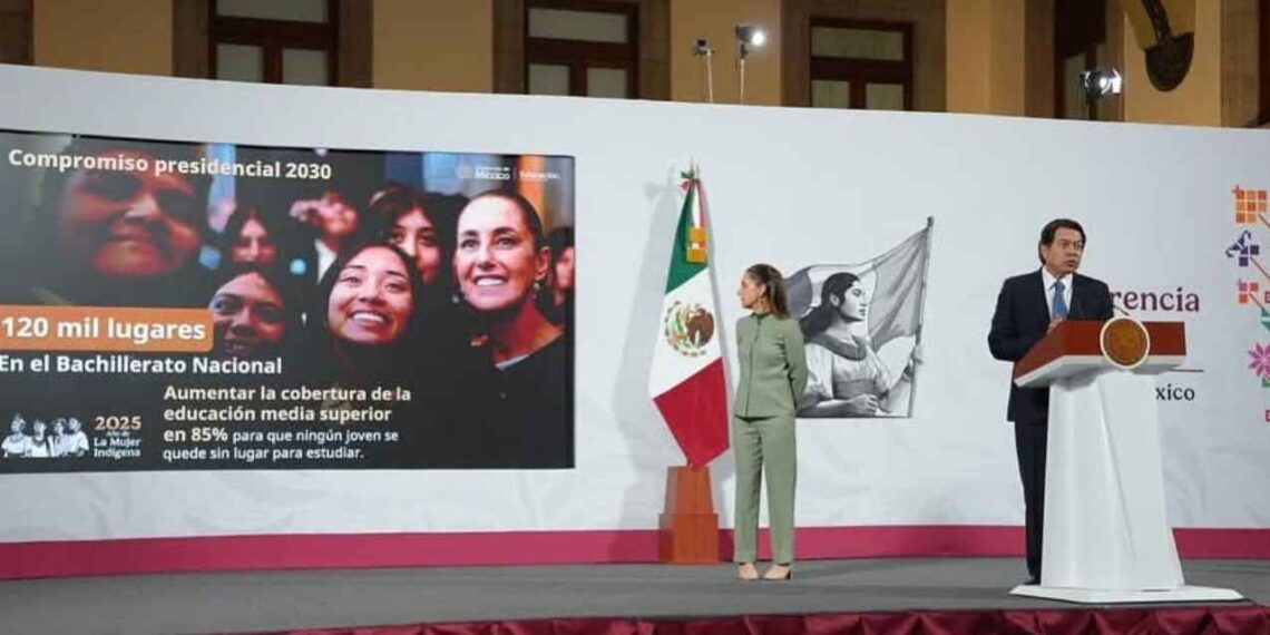 Mario Delgado anuncia plan para ampliar el bachillerato con 120 mil nuevos espacios