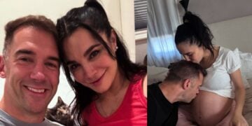 Martha Higareda y Lewis Howes esperan con ilusión la llegada de sus mellizas