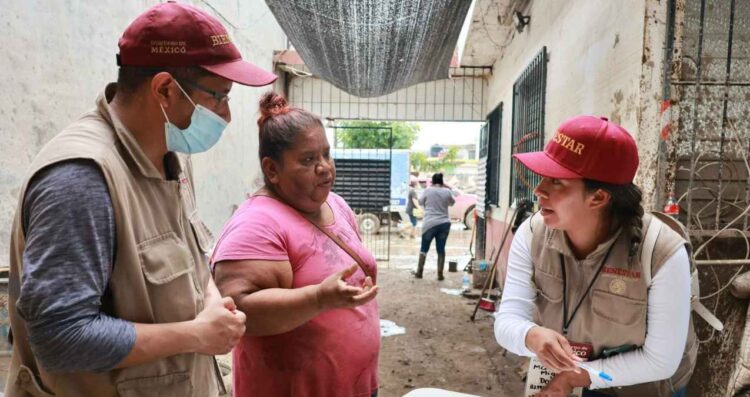 Más de 26 mil viviendas censadas tras intensas lluvias en 5 estados