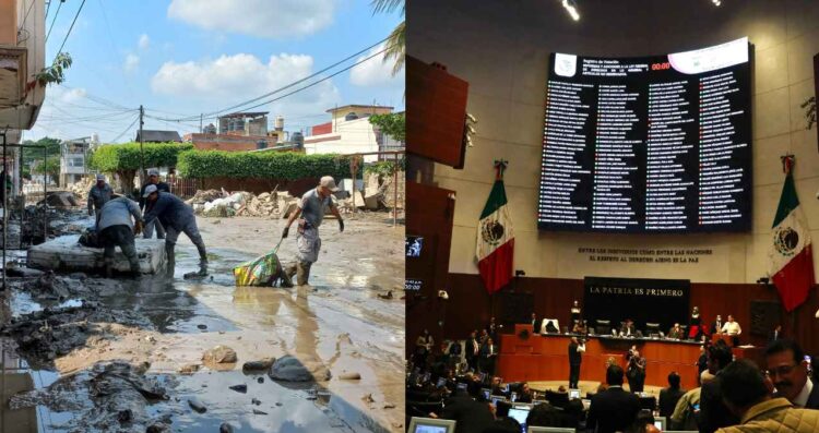 Más de 6 mil familias de Veracruz reciben víveres del Senado tras las inundaciones