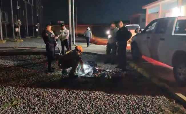 Masculino queda herido tras recibir descarga eléctrica en parque industrial de Escobedo, NL