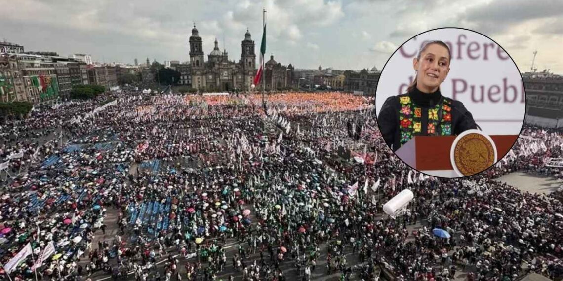 Miles Sheinbaum Zócalo