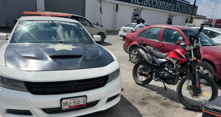 Motociclista accidente en Matamoros