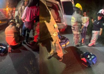 Motociclista herido en Linares