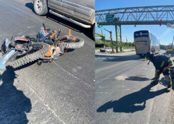 Motociclista lesionado en Linares