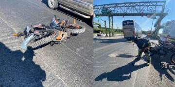 Motociclista lesionado en Linares