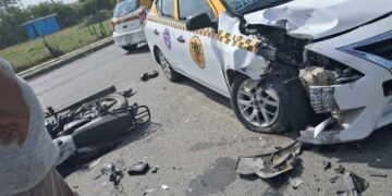 motociclista lesionado Cadereyta