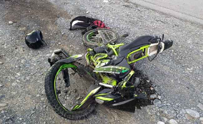 Motociclista resulta lesionado tras chocar con autobús en la Carretera Nacional Linares-Montemorelos