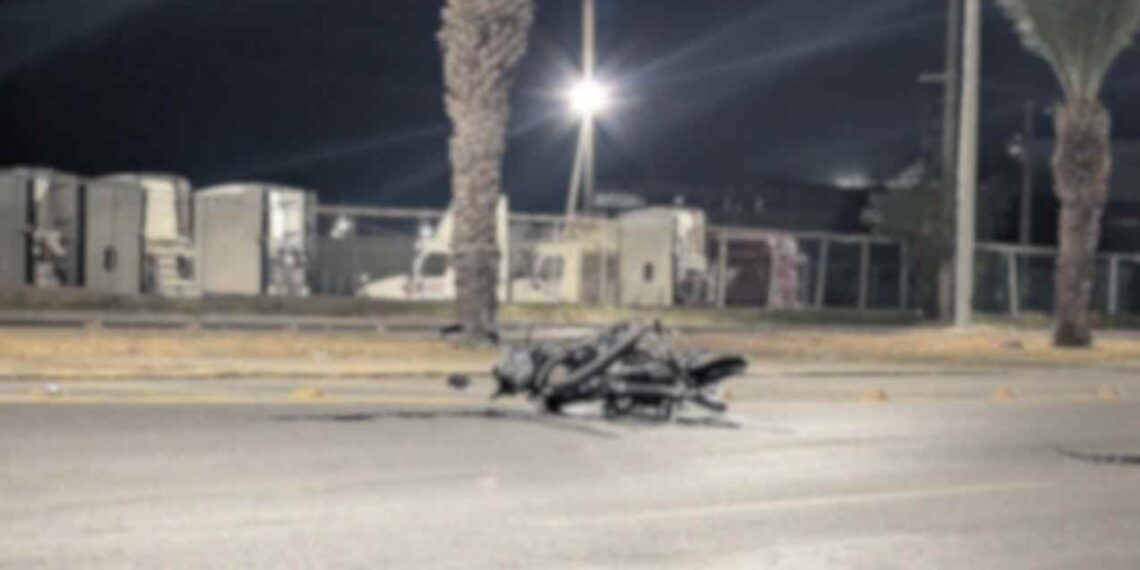Muere motociclista en Nuevo Laredo