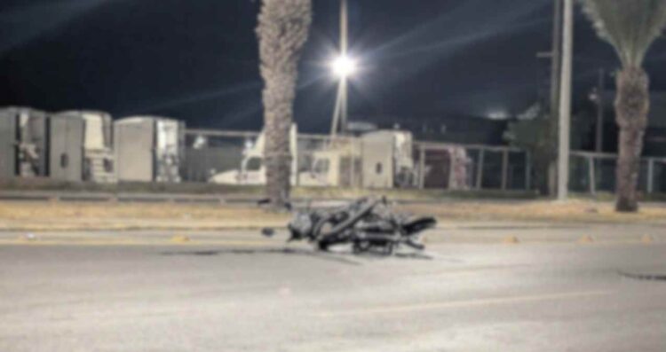 Muere motociclista en Nuevo Laredo