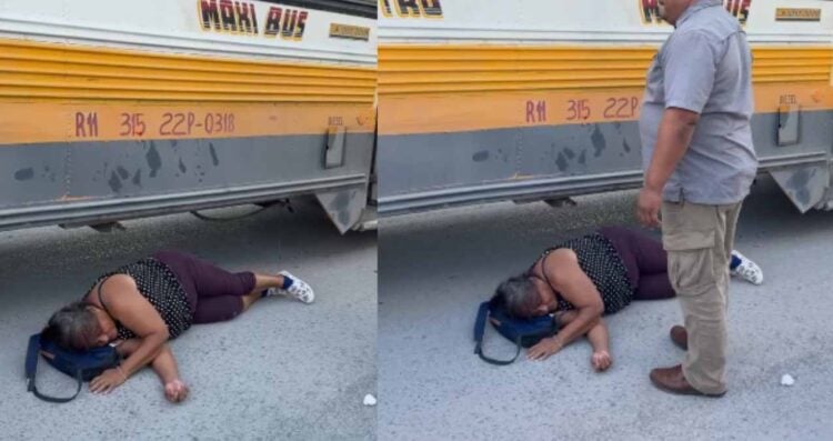Mujer lesionada en Matamoros
