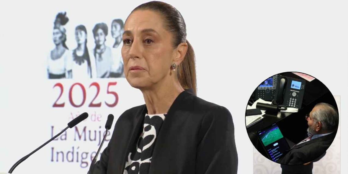 “No me corresponde”: Sheinbaum sobre Adán Augusto viendo partido en comparecencia