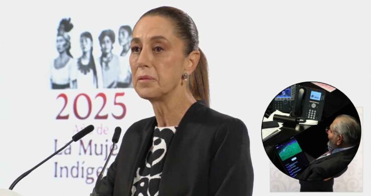 “No me corresponde”: Sheinbaum sobre Adán Augusto viendo partido en comparecencia