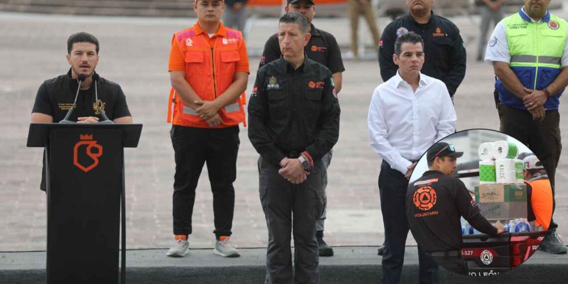 Nuevo León envía 20 toneladas de víveres a Veracruz tras las fuertes lluvias