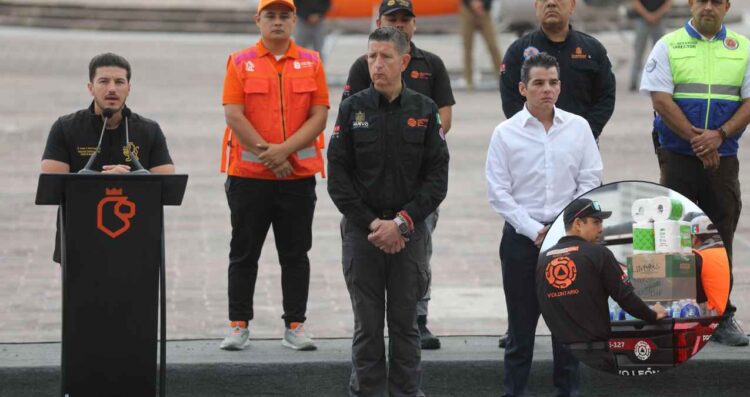 Nuevo León envía 20 toneladas de víveres a Veracruz tras las fuertes lluvias