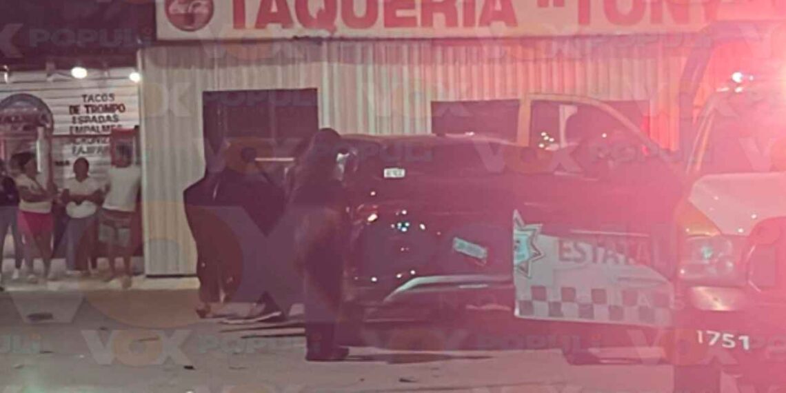 Persecución termina en choque en Reynosa