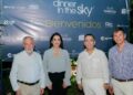 Presentan en Tampico Dinner in the Sky, cena suspendida a 50 metros de altura