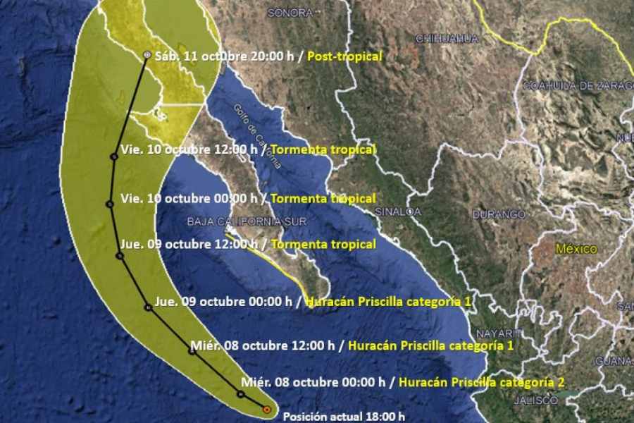 Priscilla Huracán categoría 2 (1)