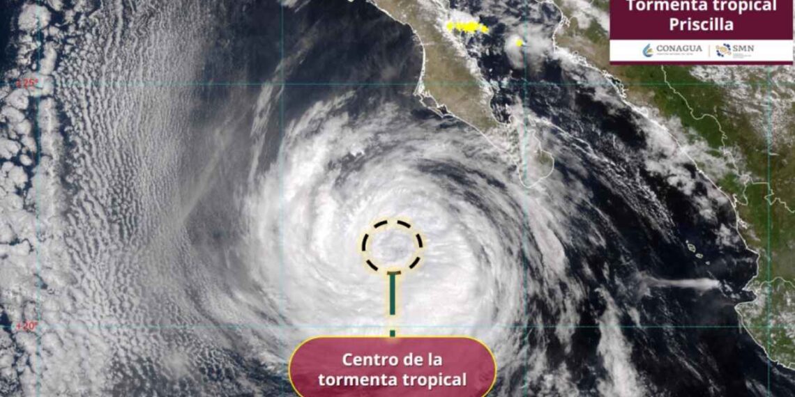 Priscilla disminuye a tormenta tropical: ¿Dónde seguirá ocasionando lluvias intensas?