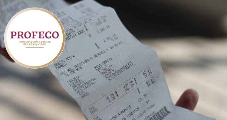 Profeco advierte no tires tu ticket de compra, es tu mayor respaldo legal