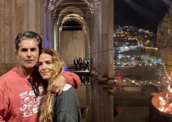 Raúl Araiza celebra un año de amor con su novia durante su viaje por Turquía
